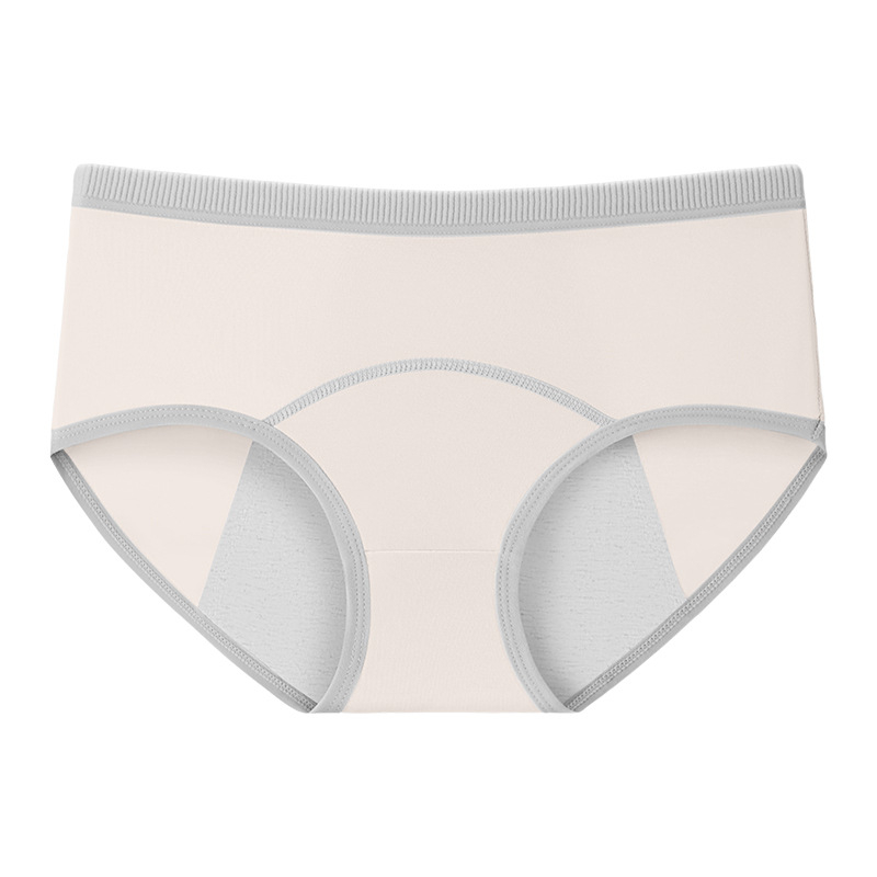 Менструални дамски панталони от памук – основна материя 95% памук, подплата от памук 95%, средно висока талия, защита от протичане
