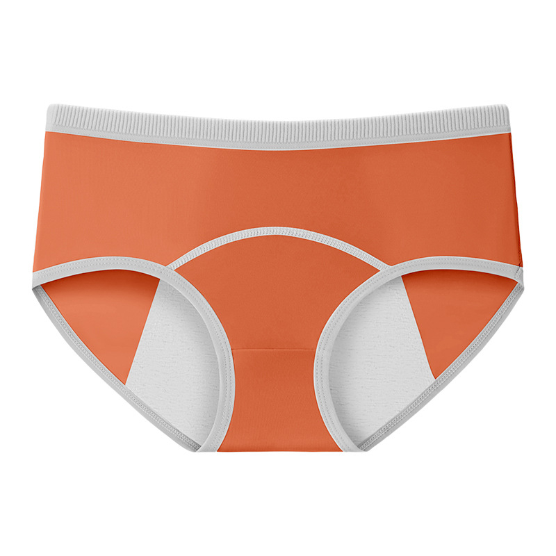 Менструални дамски панталони от памук – основна материя 95% памук, подплата от памук 95%, средно висока талия, защита от протичане