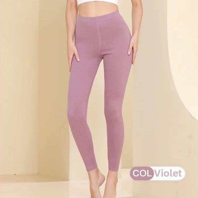 Dámske termálne legíny z vlneného materiálu, vysoký pás, dvojvrstvové, silné teplo, elasticita, anti-pilling