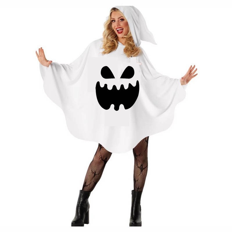 Kostim za Halloween s kapuljačom za odrasle – duh s licem bundeve, cosplay, Han hans family, ljeto 2025
