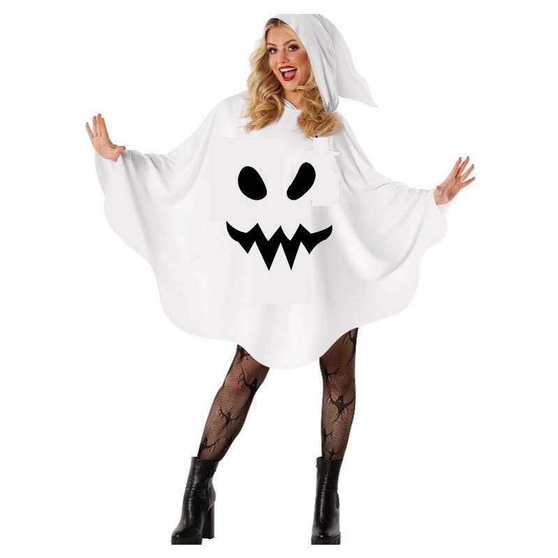 Kostim za Halloween s kapuljačom za odrasle – duh s licem bundeve, cosplay, Han hans family, ljeto 2025