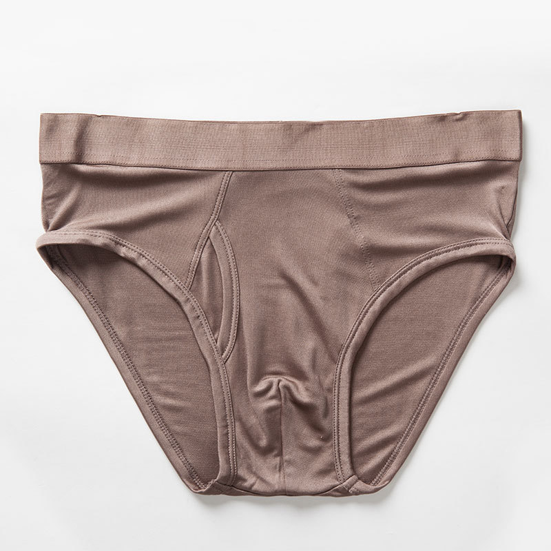 Muške gaćice od Mulberry svile, prozračne, srednji pojas, 95–100% svile