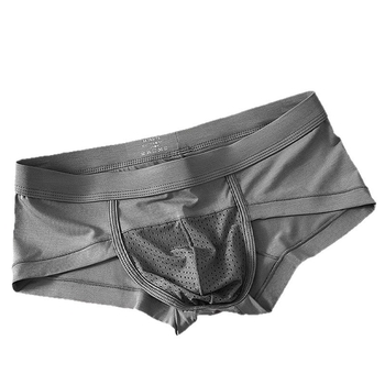 Karenspace muške slipove od viskoze, prozračne, pletene, srednje visine struka