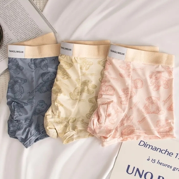Bear muške bokserice s prozračnom mrežom od ice silk, srednji pojas