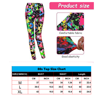 12 részes női halászhálóruha készlet - 80-as évek stílusú felső, mellény, leggings és kiegészítők; poliészter + spandex; PARTY REBEL; játék/animés szerepjátékhoz; tavasz 2024