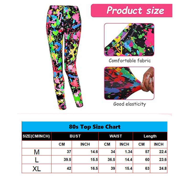 12 részes női halászhálóruha készlet - 80-as évek stílusú felső, mellény, leggings és kiegészítők; poliészter + spandex; PARTY REBEL; játék/animés szerepjátékhoz; tavasz 2024