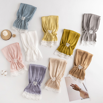 Manșete de bicicletă pentru femei, design cu funda, Ice Silk, protecție UV, 100% poliester, Dai Fei, vara 2025