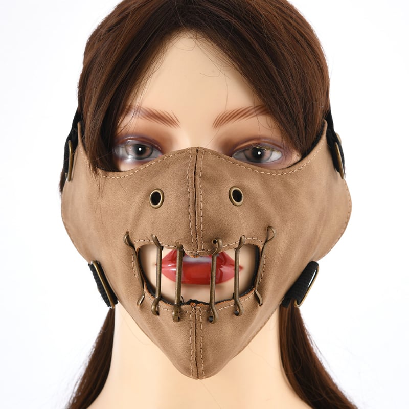 Punk maske za lice, monokromatska, za odrasle, ljeto 2025