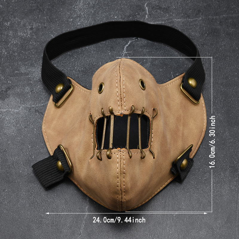 Punk maske za lice, monokromatska, za odrasle, ljeto 2025