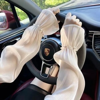 Uniszex UV-védő ujjvédő modál anyagból, 90–95% modál, Nyár 2024, Laza fazon