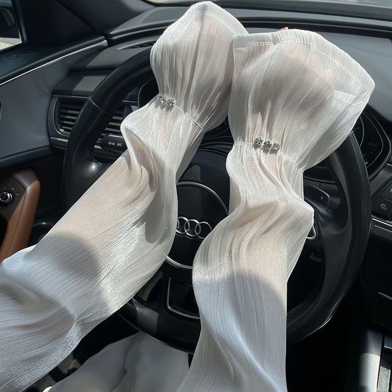 Uniszex UV-védő ujjvédő modál anyagból, 90–95% modál, Nyár 2024, Laza fazon