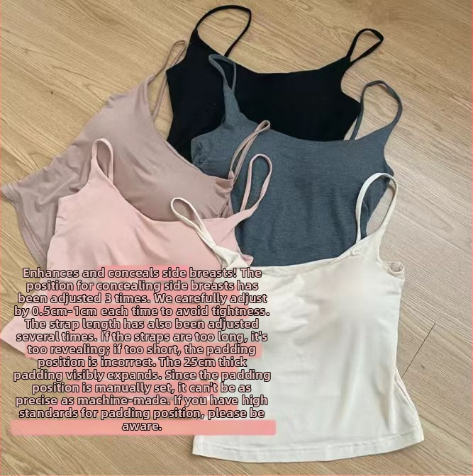 Dámske bavlnené tielko s ramienkami, nízky výstrih, 80–90% bavlna, tenká látka, pre všetky ročné obdobia