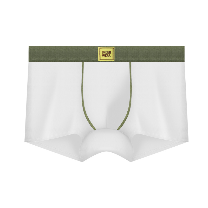 Muške gaćice od pamuka, 10A antibakterijske, prozračne i udobne, srednje visine, boxer briefs, jednobojne ili s kamuflažnim uzorkom