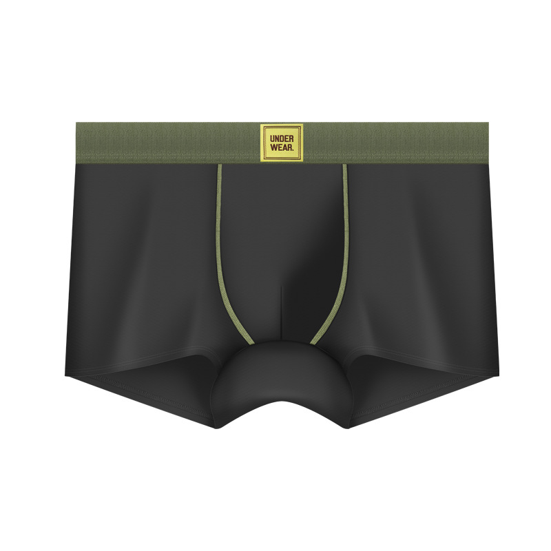 Muške gaćice od pamuka, 10A antibakterijske, prozračne i udobne, srednje visine, boxer briefs, jednobojne ili s kamuflažnim uzorkom