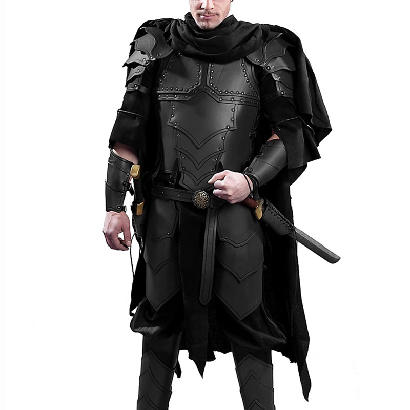 Cosplay kožna oklop samuraja, za odrasle, stil Europsko srednjovjekovno–Renesansa, proljeće 2023