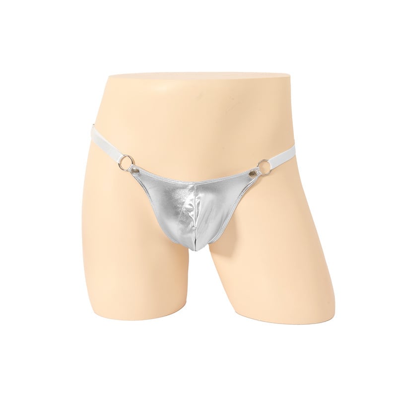 Ανδρικό thong με χαμηλή μέση από πολυεστέρα, 90–95% πολυεστέρας, Άνοιξη 2025