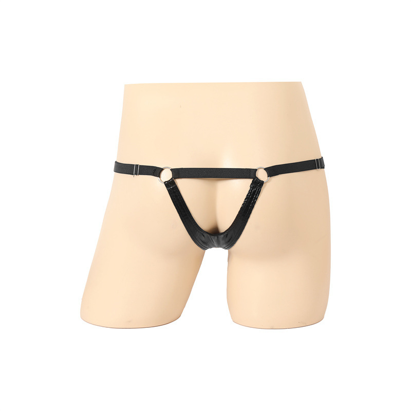 Ανδρικό thong με χαμηλή μέση από πολυεστέρα, 90–95% πολυεστέρας, Άνοιξη 2025