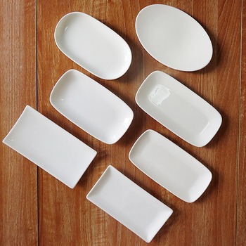 Δίσκος για πετσέτες από πορσελάνη οστών, με λογότυπο, σετ 5 τεμάχια