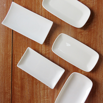 Δίσκος για πετσέτες από πορσελάνη οστών, με λογότυπο, σετ 5 τεμάχια