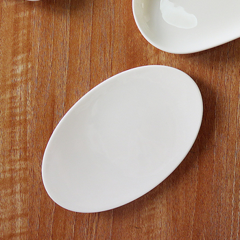 Δίσκος για πετσέτες από πορσελάνη οστών, με λογότυπο, σετ 5 τεμάχια