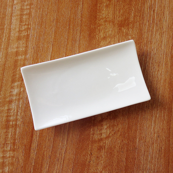 Δίσκος για πετσέτες από πορσελάνη οστών, με λογότυπο, σετ 5 τεμάχια