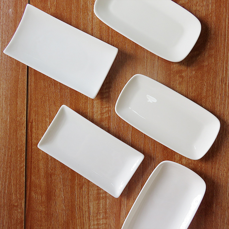 Δίσκος για πετσέτες από πορσελάνη οστών, με λογότυπο, σετ 5 τεμάχια