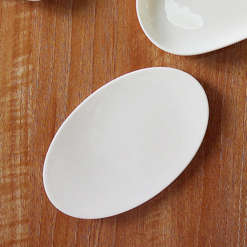 Δίσκος για πετσέτες από πορσελάνη οστών, με λογότυπο, σετ 5 τεμάχια