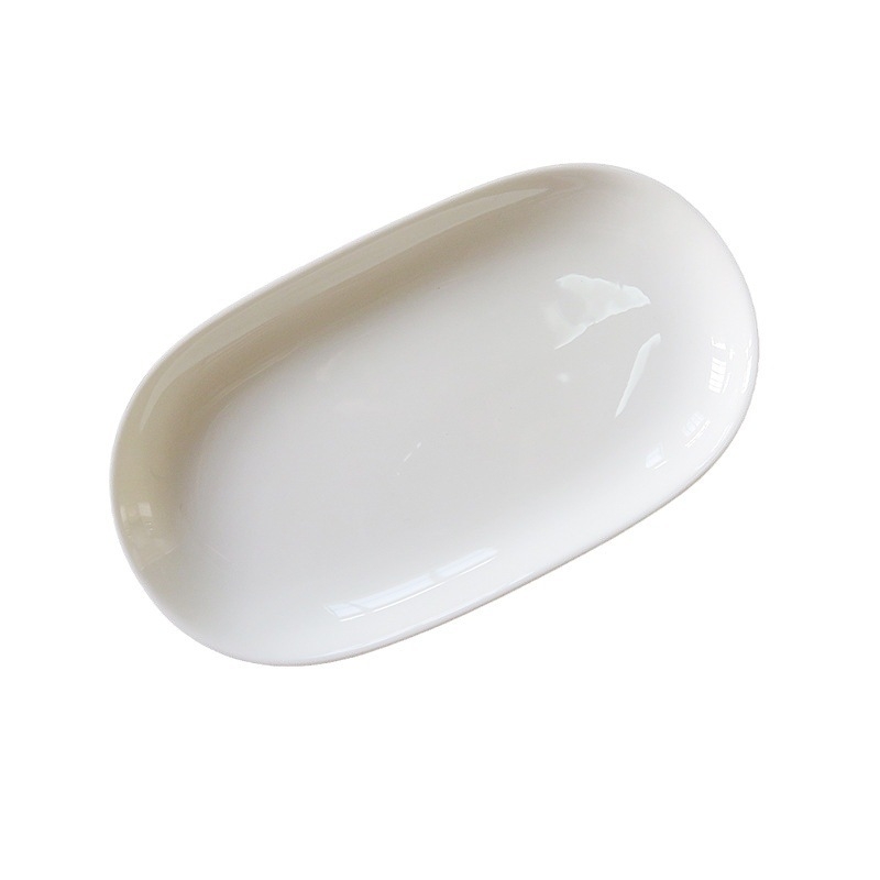 Δίσκος για πετσέτες από πορσελάνη οστών, με λογότυπο, σετ 5 τεμάχια