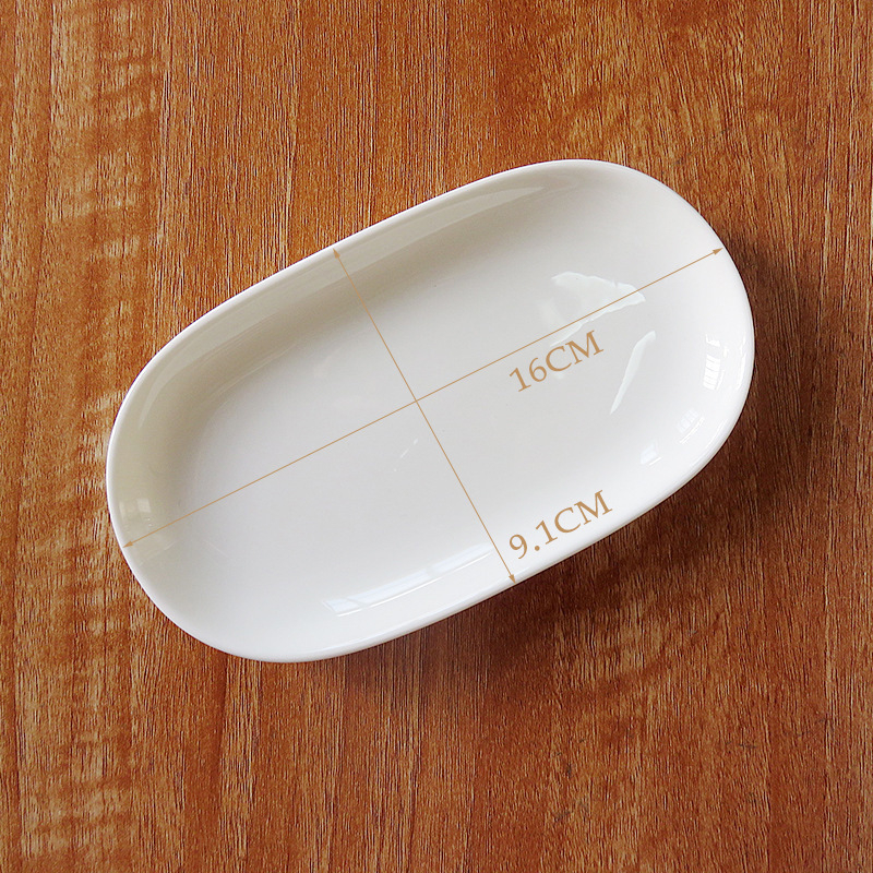 Δίσκος για πετσέτες από πορσελάνη οστών, με λογότυπο, σετ 5 τεμάχια