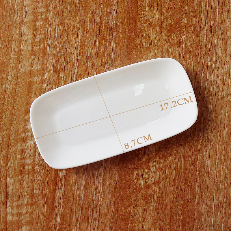 Δίσκος για πετσέτες από πορσελάνη οστών, με λογότυπο, σετ 5 τεμάχια