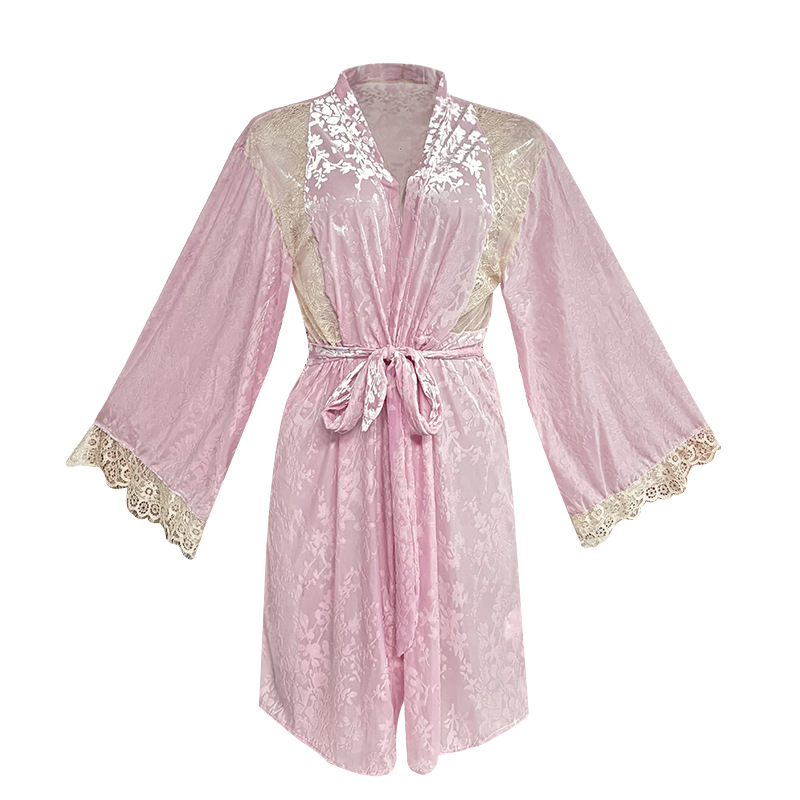 Set camisole noćnog rublja od burnout velura, lagani poliester, V-izrez, bez rukava, prozračno noćno rublje za ljeto, proljeće i jesen