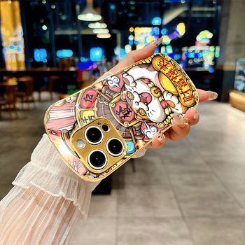 Θήκη κινητού από ηλεκτροπλατινωμένο γυαλί, διπλής λειτουργίας κινεζικού σχεδιασμού, αντί-φθορά, προσαρμόσιμη, για iPhone 11–14 Pro/Max