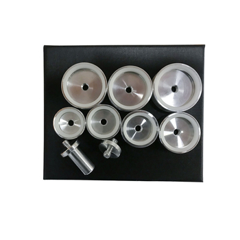 Set alata za pritiskanje satova s 9 kružnih kalupa - aluminijska zlitina + POM, za popravak satova, standard demontažni alati, marka Qiantian
