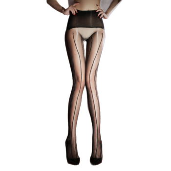 Čipkaste pantyhose Aurora Jacquard, bez šavova, ultra-tanke 5D, žene