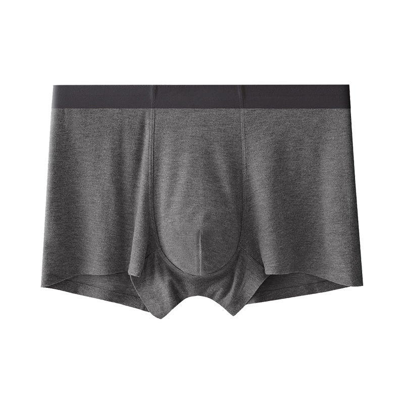 Muške boxerice za jesen-zimu: tople, bezšivne, antibakterijske, podstava u preponama od Mulberry silk, 10A, vlakna regenerirane celuloze