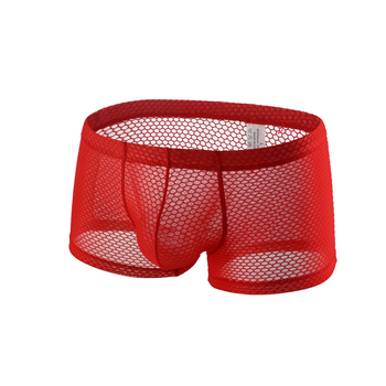 Vyriski boxeriai iš poliesterio, kvėpuojantis tinklas, žemas juosmuo, 70-80% poliesterio, Stilius: Tipo C / Nematomas