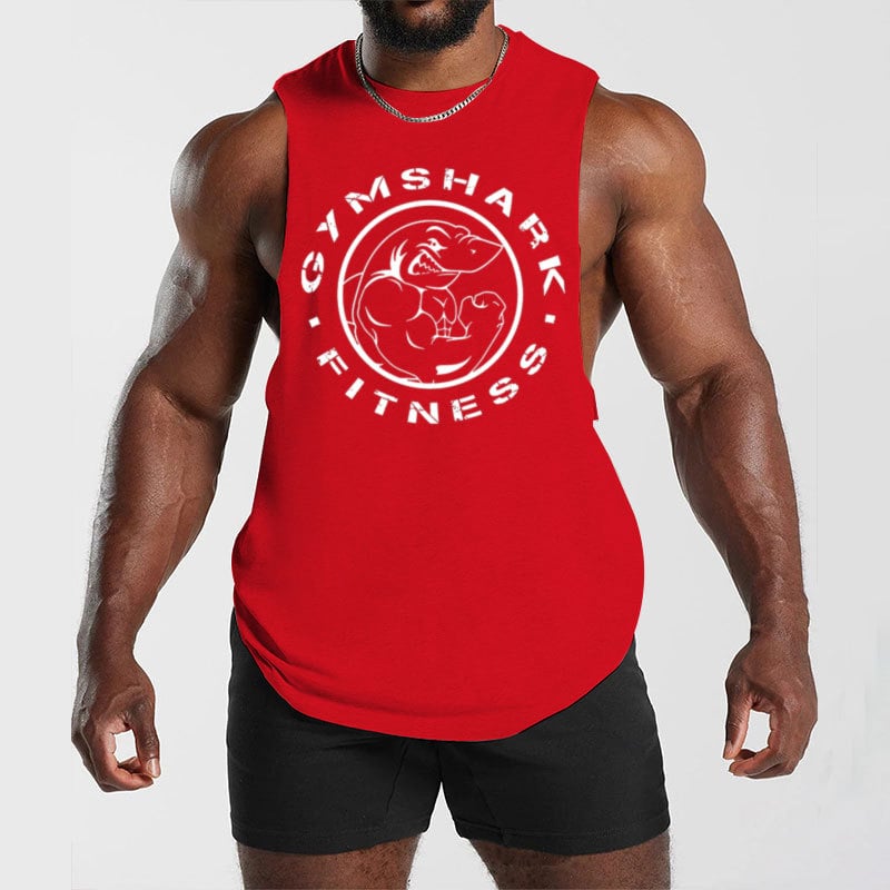 Férfi fitnesz mellény, laza szabású, 90% poliészter, betűs nyomás, nyári sportos felső