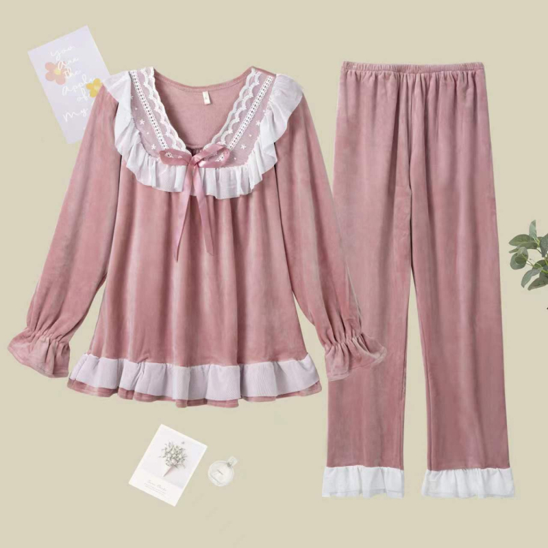 Kostim Island Velvet za žene, stil Fairy Wind, poliester 95–100%, ekstra debeli 301–350 g/m2