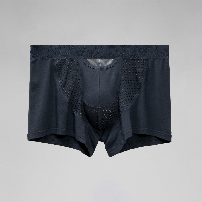 Muške gaće s odvojenom džepom - Ice Silk pleteno, srednji pojas, podstava prepona od najlona (80-90%)