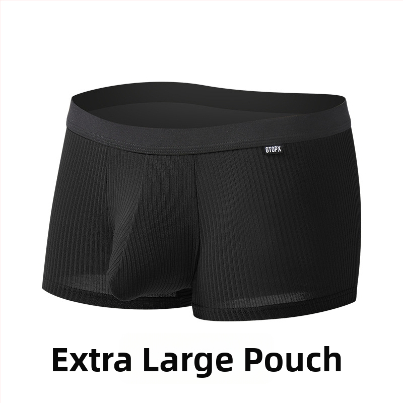 Muške bokserice, prozračne i upijaju znoj, ribana tkanina od recikliranih vlakana, niska struk