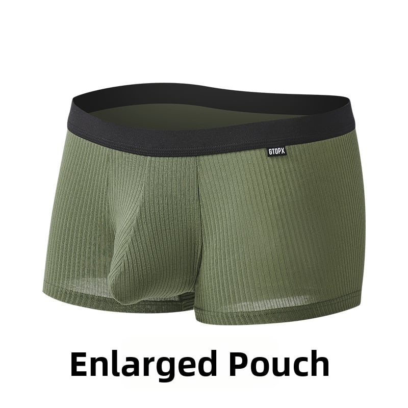 Muške bokserice, prozračne i upijaju znoj, ribana tkanina od recikliranih vlakana, niska struk