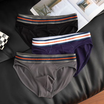 Slipuri bărbați din Modal, talie medie, respirabile, buzunar mare