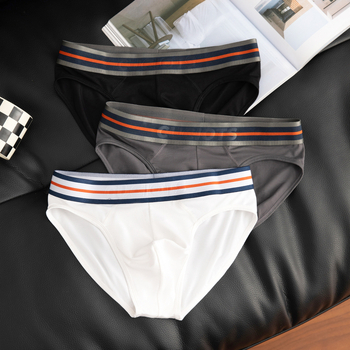 Slipuri bărbați din Modal, talie medie, respirabile, buzunar mare