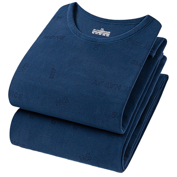 Derong set termic din poliester cu model floral, top cu glugă și pantaloni, unisex, 181–200 g/m²