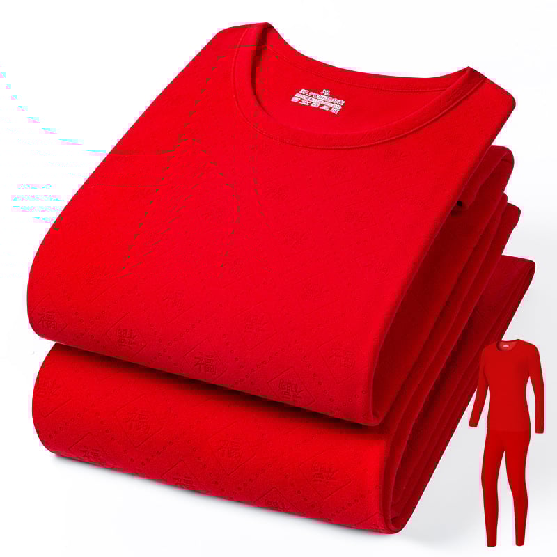 Derong set termic din poliester cu model floral, top cu glugă și pantaloni, unisex, 181–200 g/m²