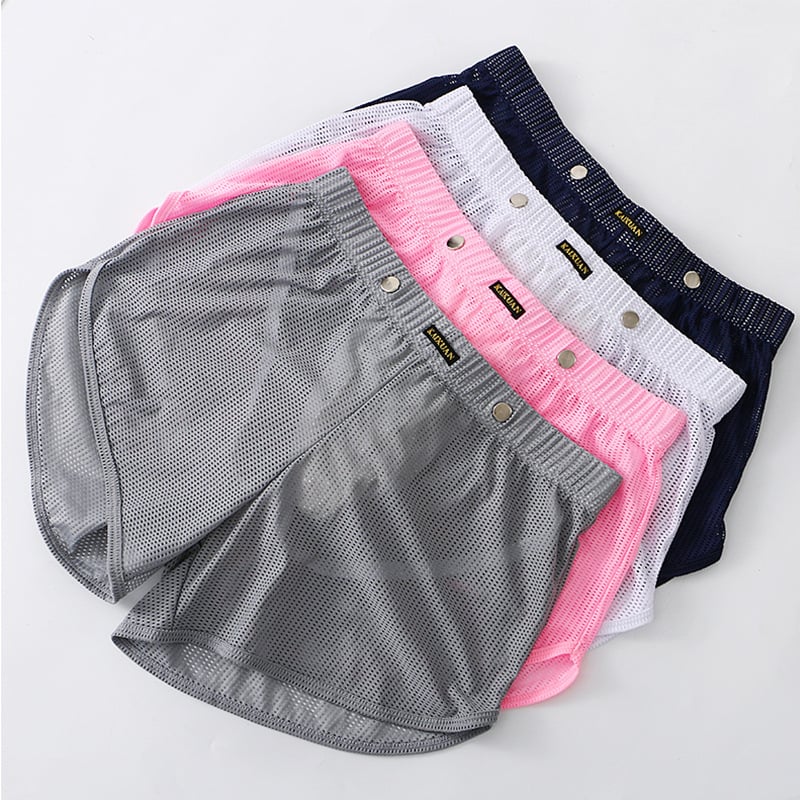 Muške sportske kratke hlače, najlon, Ice Silk mreža, prozračne, brzo suše, visoka elastičnost, odvojivi džep, srednji pas