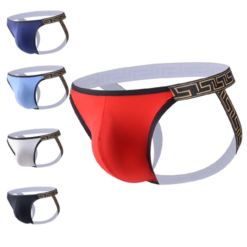 Мъжко бельо Т-гръб с голям джоб, ниска талия, дишаща найлонова тъкан