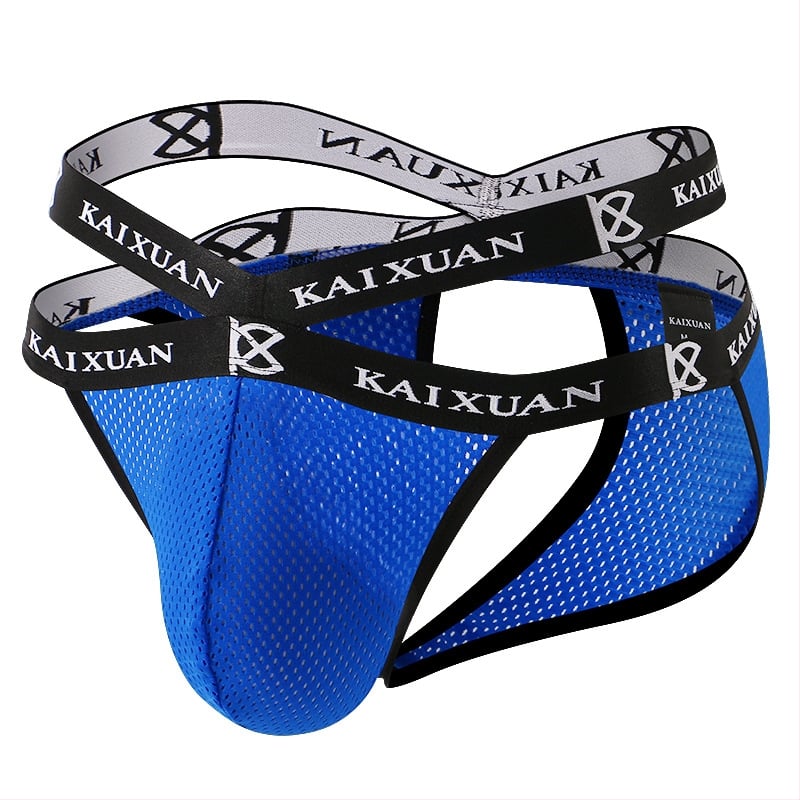 Chiloți pentru bărbați din nylon, cu gaură de respirație și ridicare a feselor, talie joasă