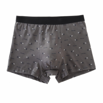 Boxeri bărbați din bumbac, talie medie, respirabili, uscare rapidă, 100% bumbac, tricotat