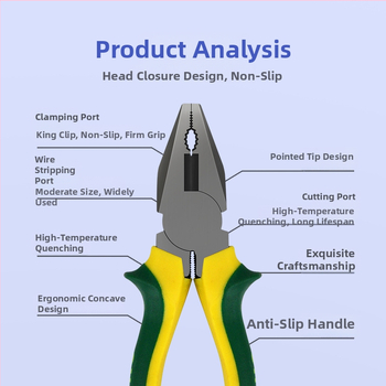 Многофункционални клещи за тел, тегло 400 g, режещ диаметър 2 mm, марка Customer quality